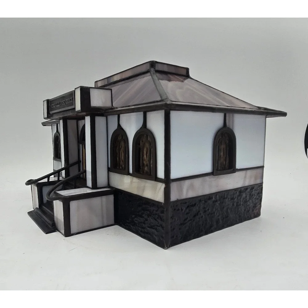 Forma Vitrum Vitreville Post‎ Office Stained Glass House Bill Job 1993 Box COA